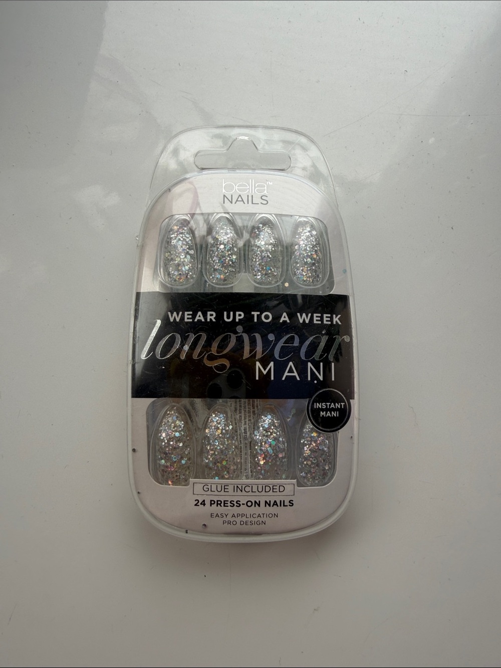 Abella Clear/Transparent Press-On Nail Kit